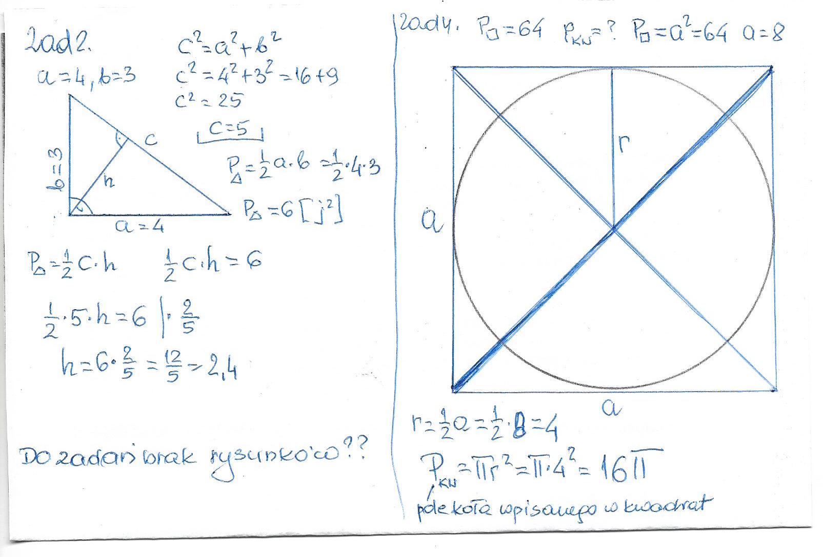 Askly | Punkty: A,B,C Leżą Na Okręgu O środku O